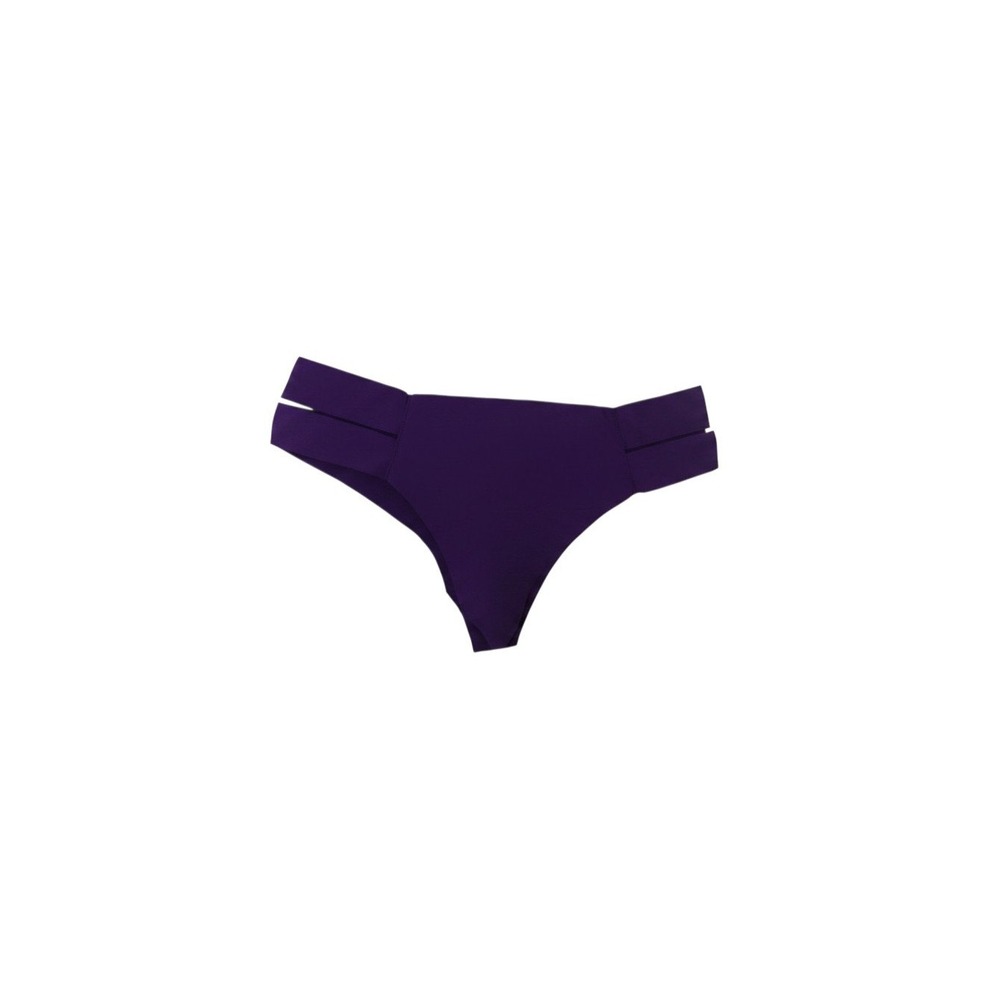 Pink Victoria's Secret Thong Panty Womens M Purple  Cut-Out Sides